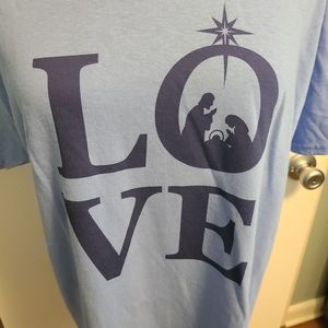 NWOT - Kid's T-shirt LOVE Nativity Christmas